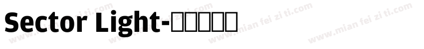 Sector Light字体转换